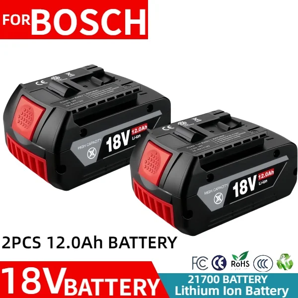 

AVTARK⚡New High capacity Pro Core 18V 10.0Ah Lithium-Ion Battery Pack18V for Bosch 18 Volt MAX CordlessPower Tool Drills