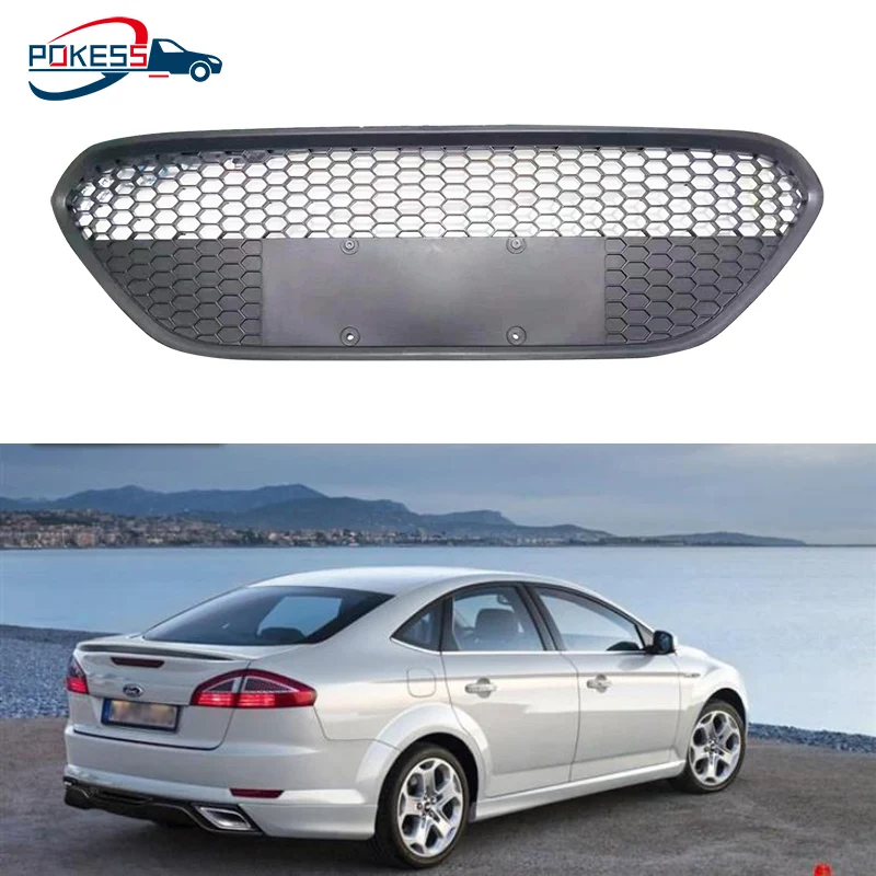 

POKESS Honeycomb Bake Down Lower Front Racing Grill Fit For Ford Focus Mk2 2005-2013