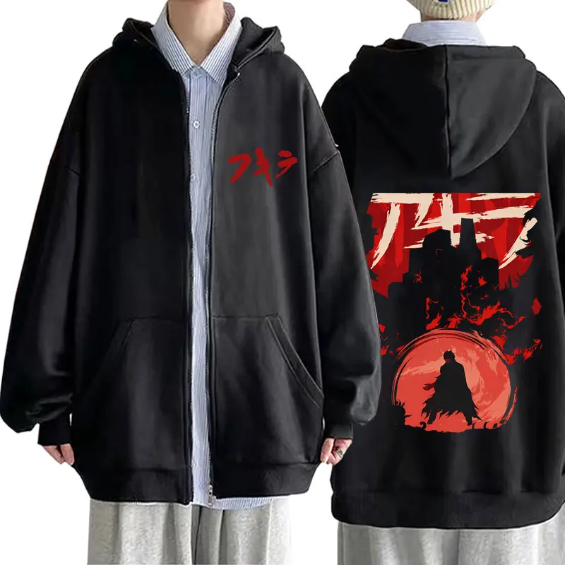 

Anime Akira Zipper Hoodie Japanese Science Fiction Cartoon Movie Shotaro Kaneda Hoodies Men Manga Fashion Trend Zip Up Jacket