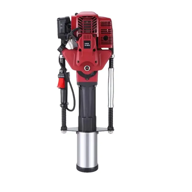 Новый портативный бензиновый ручной чернильный вопривод для ворса, небольшой электрический забор, деревянная ворса для предотвращения наводнения Новый портативный бензиновый ручной чернильный вопривод для ворса, небольшой электрический забор, деревянная ворса для предотвращения наводнения