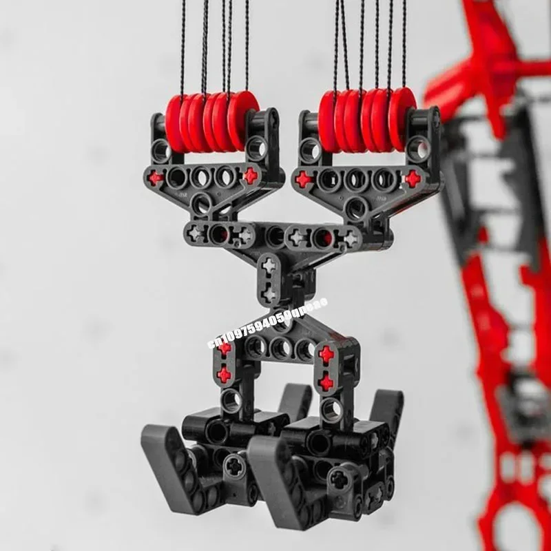 Moc City 4933Pcs Engineering Mammoet Ptc-200-Ds Ring Crane Model Technology Custom Puzzle Stacking DIY Creative Toys Gifts