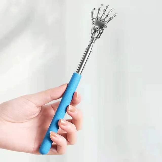 Teleskopowy pazur do skrobania pleców ze stali nierdzewnej do masażu skrobaka pleców Relax Old Man Happy Health Products Narzędzia do masażu