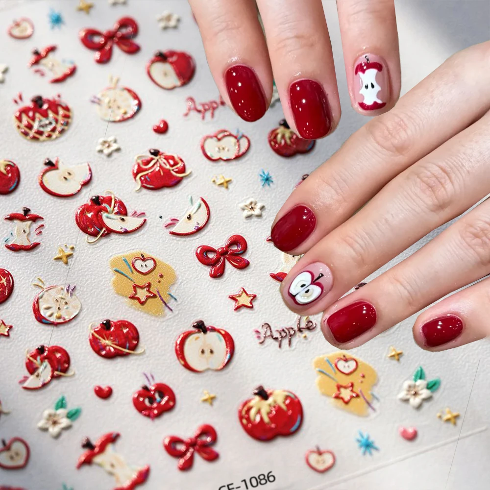 5D Embossed Red App…