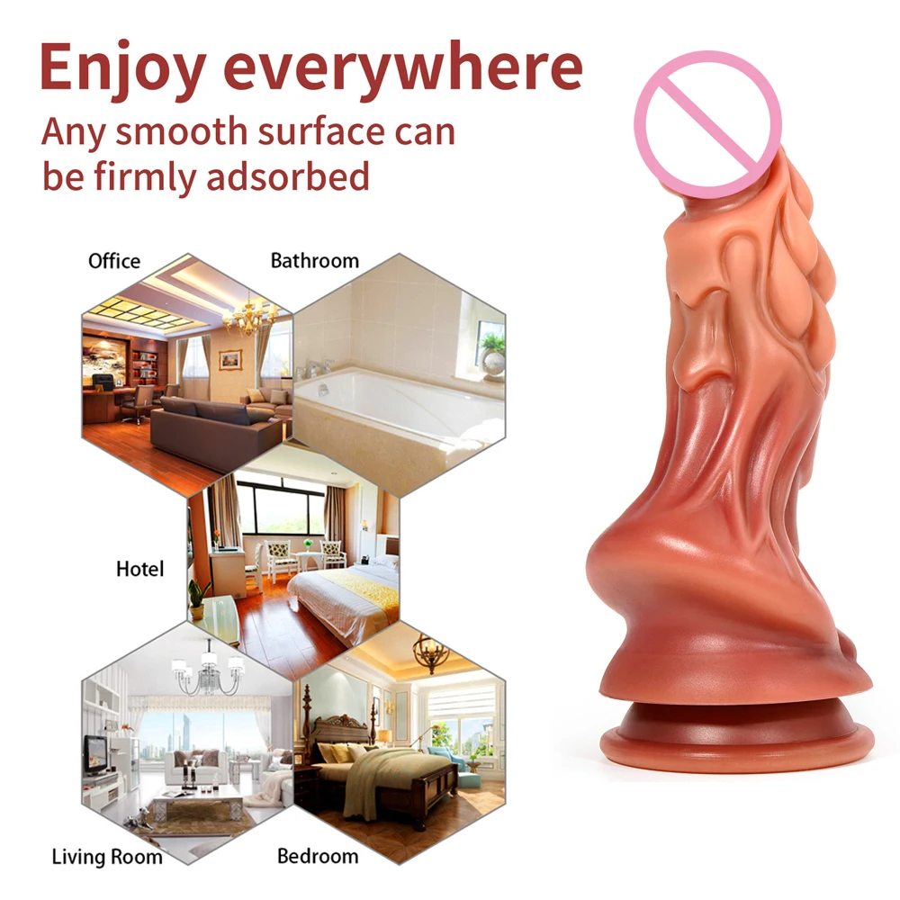 Tracrod Monster Dildo القضيب الكبار مع كوب الشفط كبير سيليكون لوازم منتجات ألعاب الجنس للإناث غشاء دسار المرأة