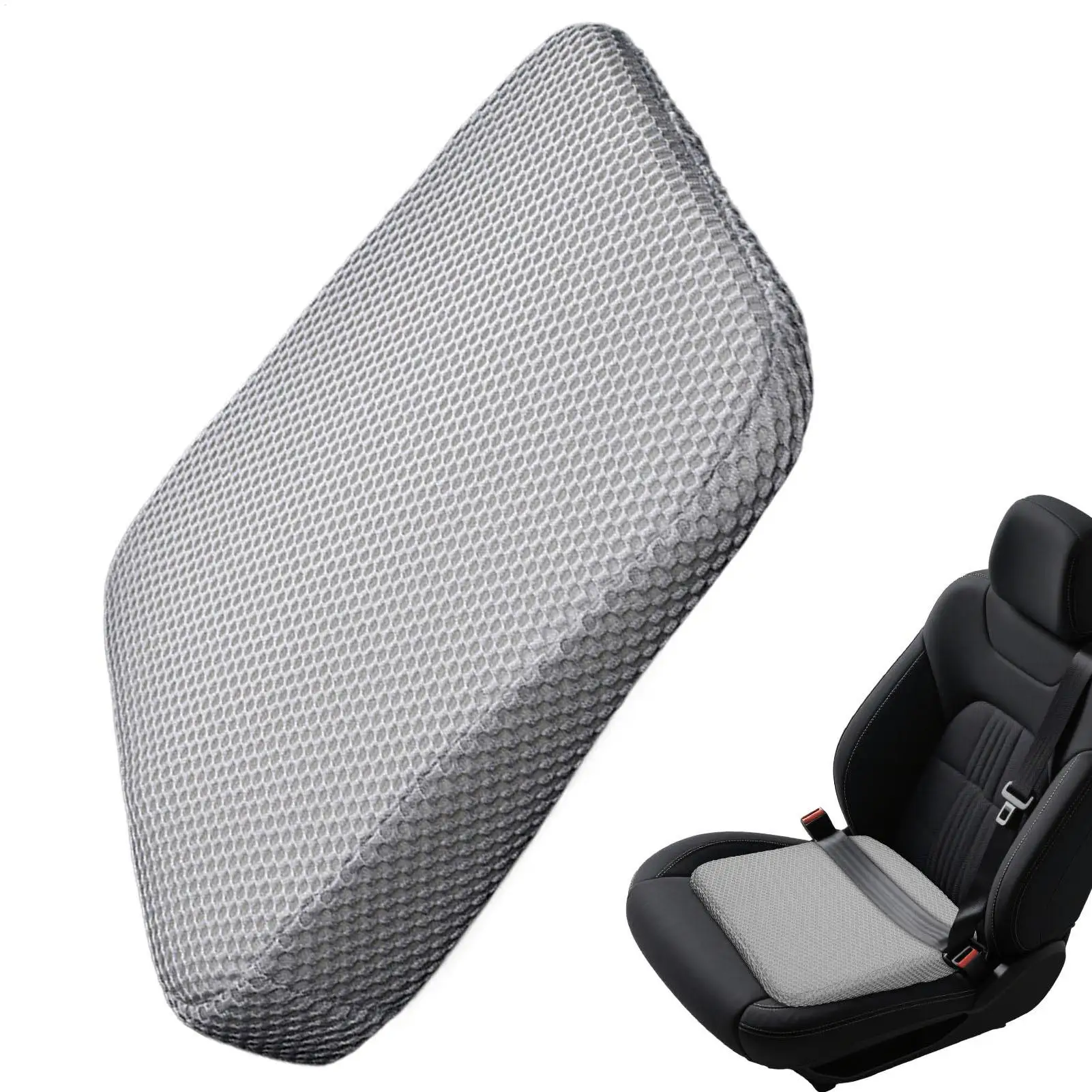Car Seat Booster Cushion Honeycomb sponge Car Seat Cushion Car Simple Breathable 3D Mesh Thickened Sedentary Seat Cushion