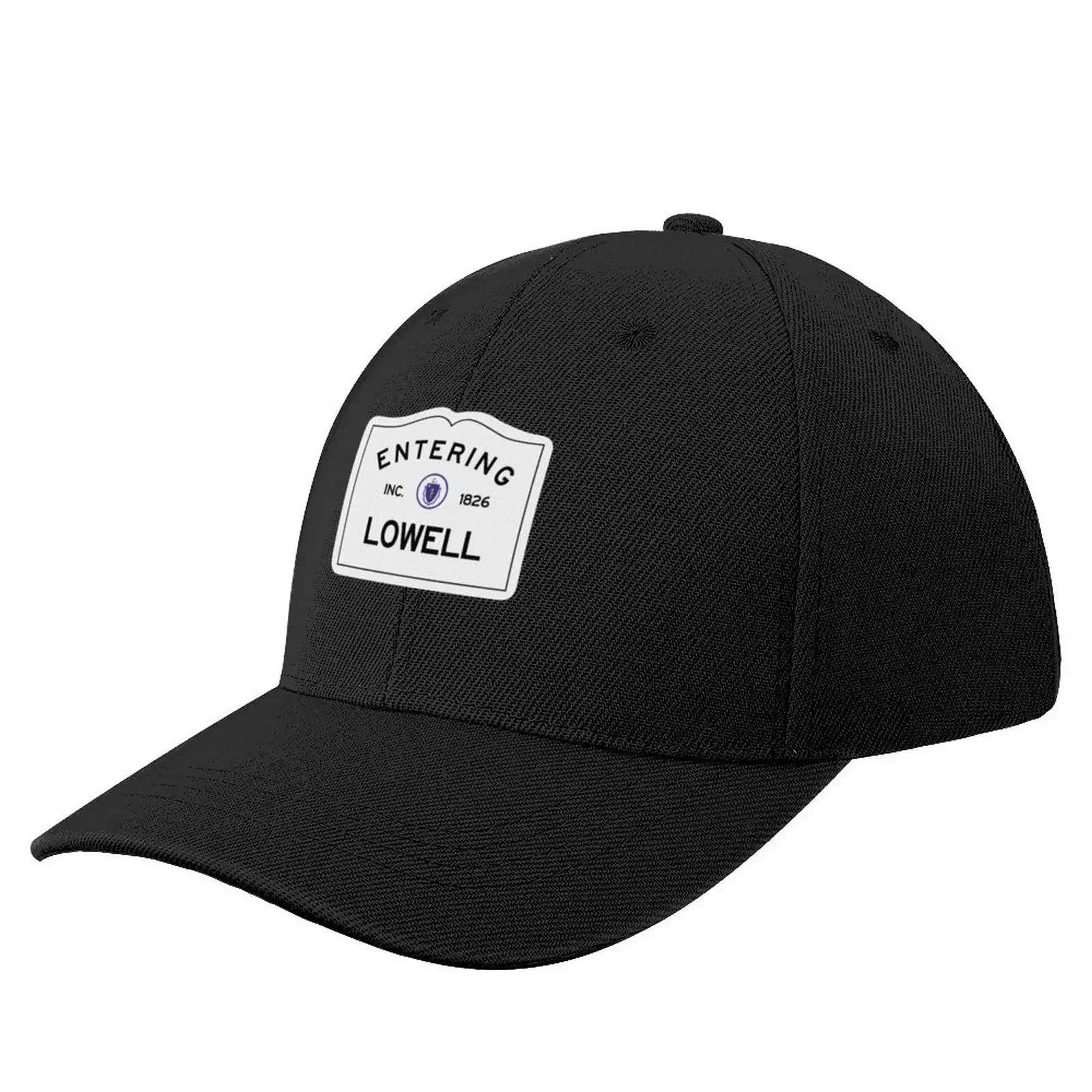 Entering Lowell Massachusetts Sign Baseball Cap Male hat Trucker Cap Women Beach Fashion Men's