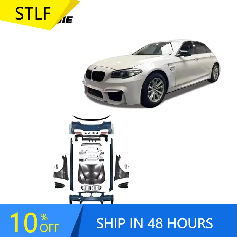 

Zuimi High-end Bodykit For 12-17 F10 Upgrade To M4 Front And Rear Bumper With Grille Body Kit Side Skirts Hood Fender Car Bu