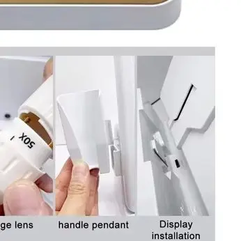 2025 HD Digital Skin Analyzer Professional Hair Scalp Camera Detector Hair Follicle Oil Moisture Test Device 10inch 50/200X