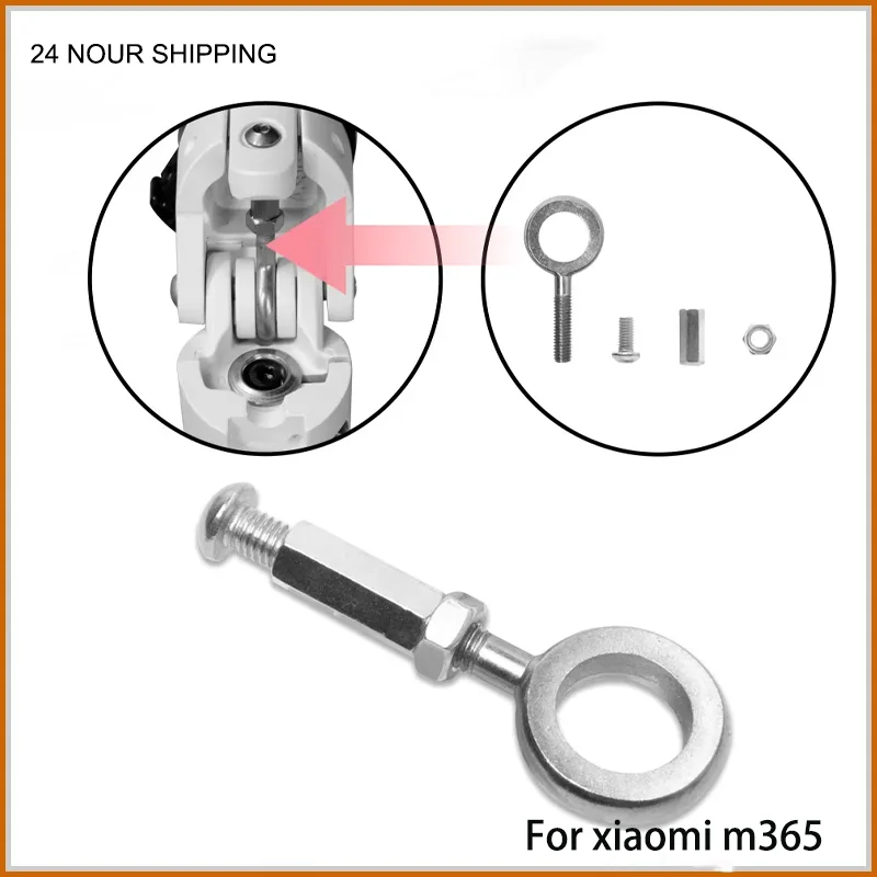 Shaft Locking Buckle Assembly kit For Xiaomi M365 Electric Scooter Replacement Parts with Pull Ring Screw Folder Hook Kits