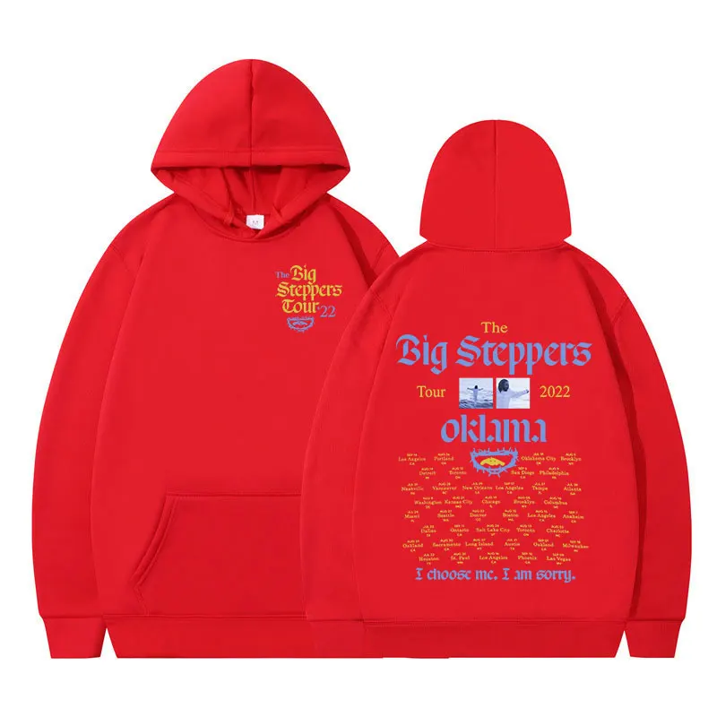 Rapper Kendrick Lamar Hoodie Mr. Morale & The Big Steppers Tour 2022 Print Hooded Fleece Sweatshirts Men\'s Hip Hop Streetwear
