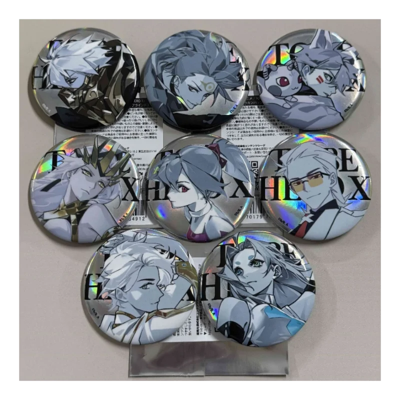 Genuine Must-Have To Be Hero X Goods Authentic 56mm Badge - Dragon Boy Liang Long & Loli Queen Special Edition Pin