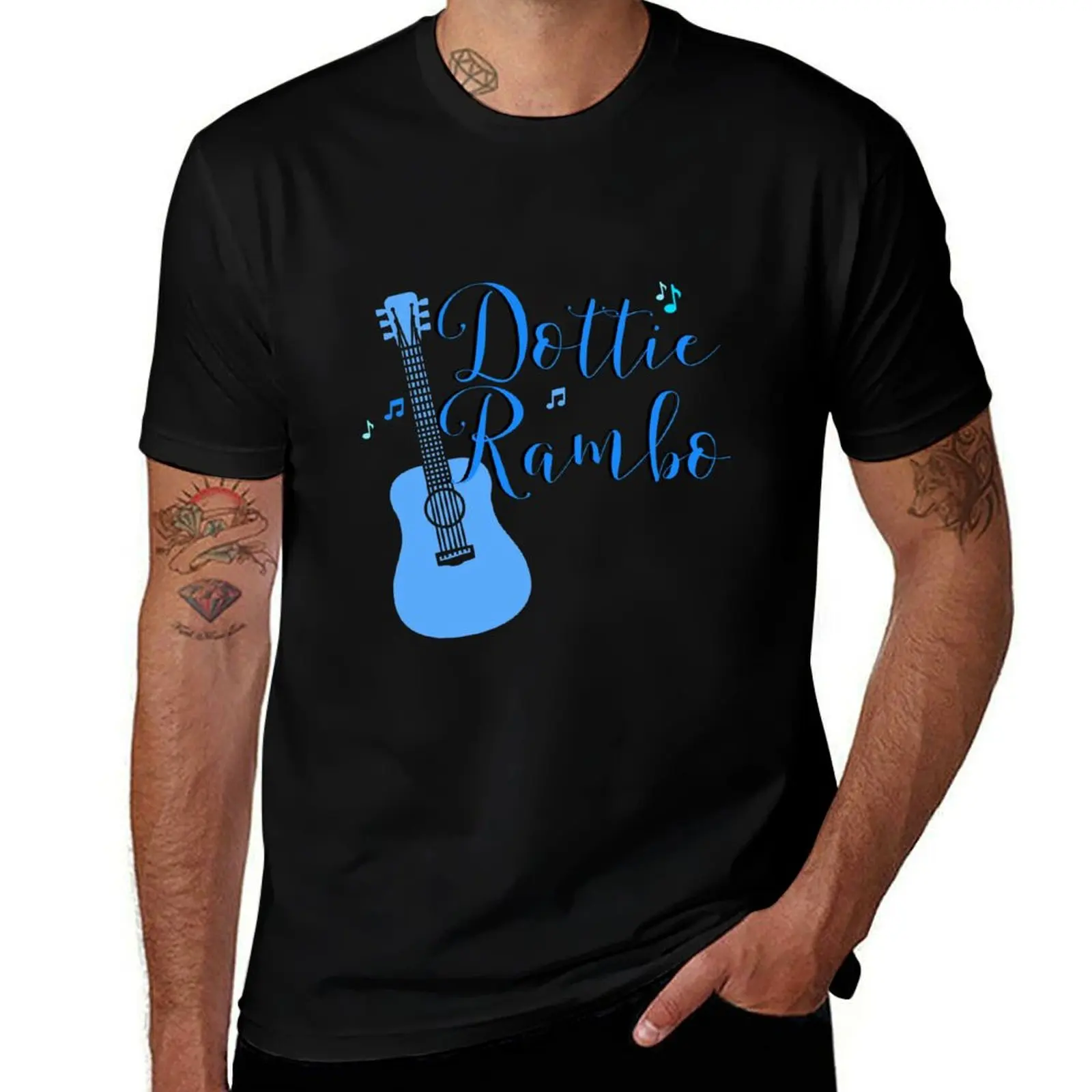 

Dottie Rambo (Wording Blue) T-Shirt customs design your own Blouse vintage graphic tee big and tall t shirts for men