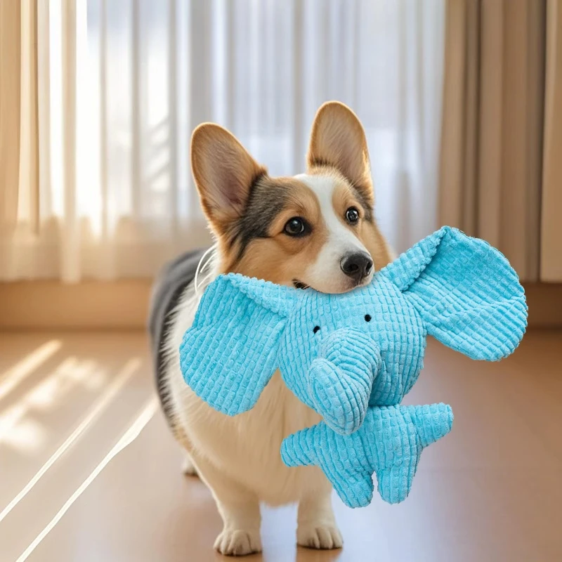 1 jouet en peluche mignon pour chien, jouet à mordre pour animaux de compagnie, jouet à mâcher en forme d'ivoire adapté aux chiots, jouet pour nettoyer les dents