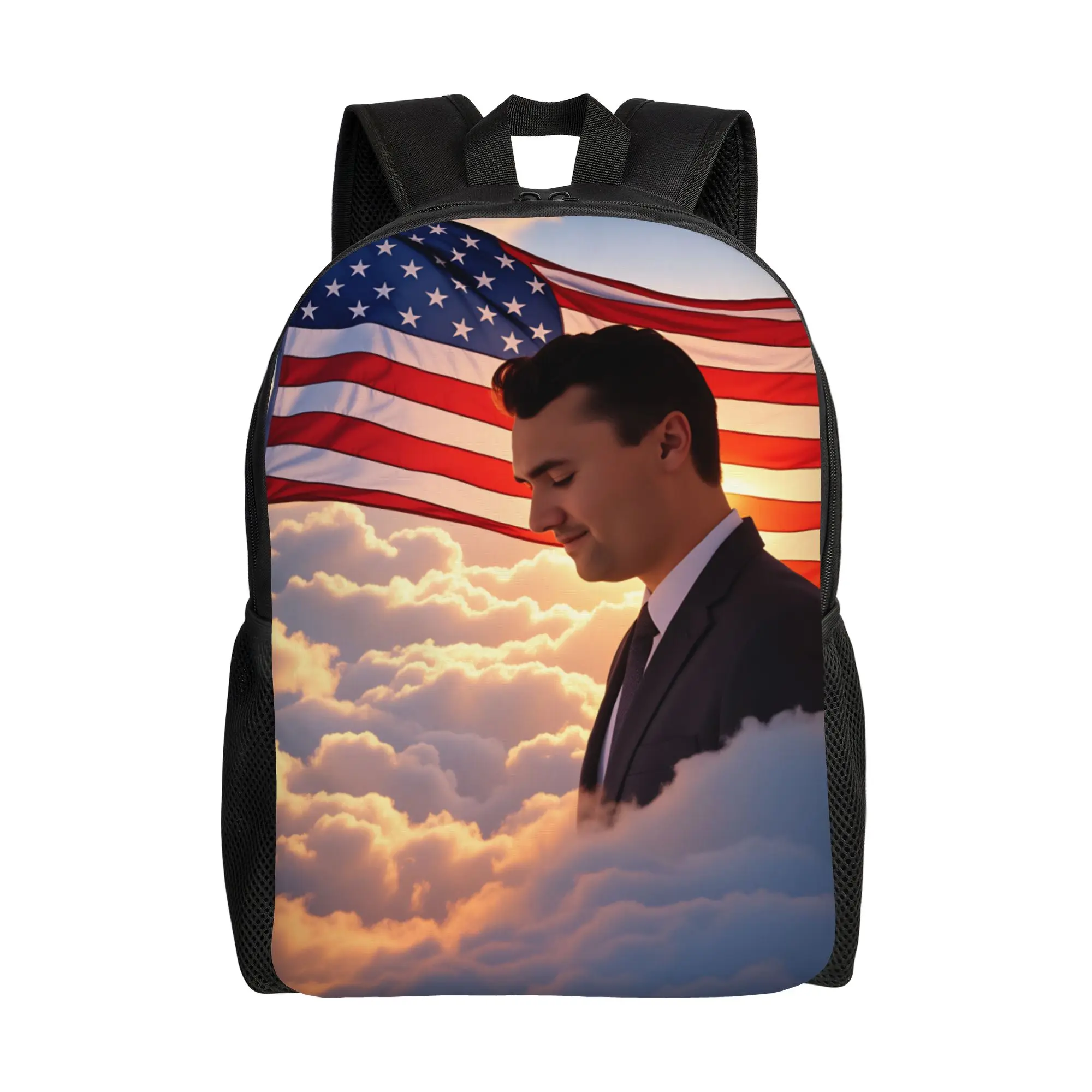 Rest in Peace Charlie Kirk Legends Backpack  Fun Backpacks Female Camping Durable School Bags Designer Rucksack