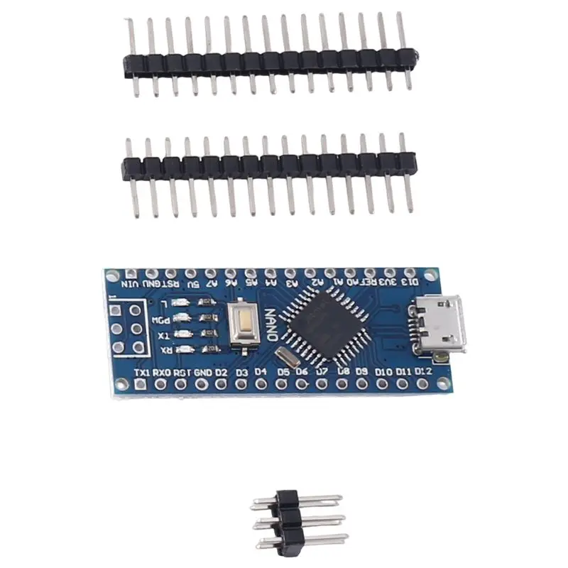 Y23A-10Pcs Nano 3.0 With The Bootloader Compatible Nano Controller For Arduino CH340 Driver 16Mhz ATMEGA328P