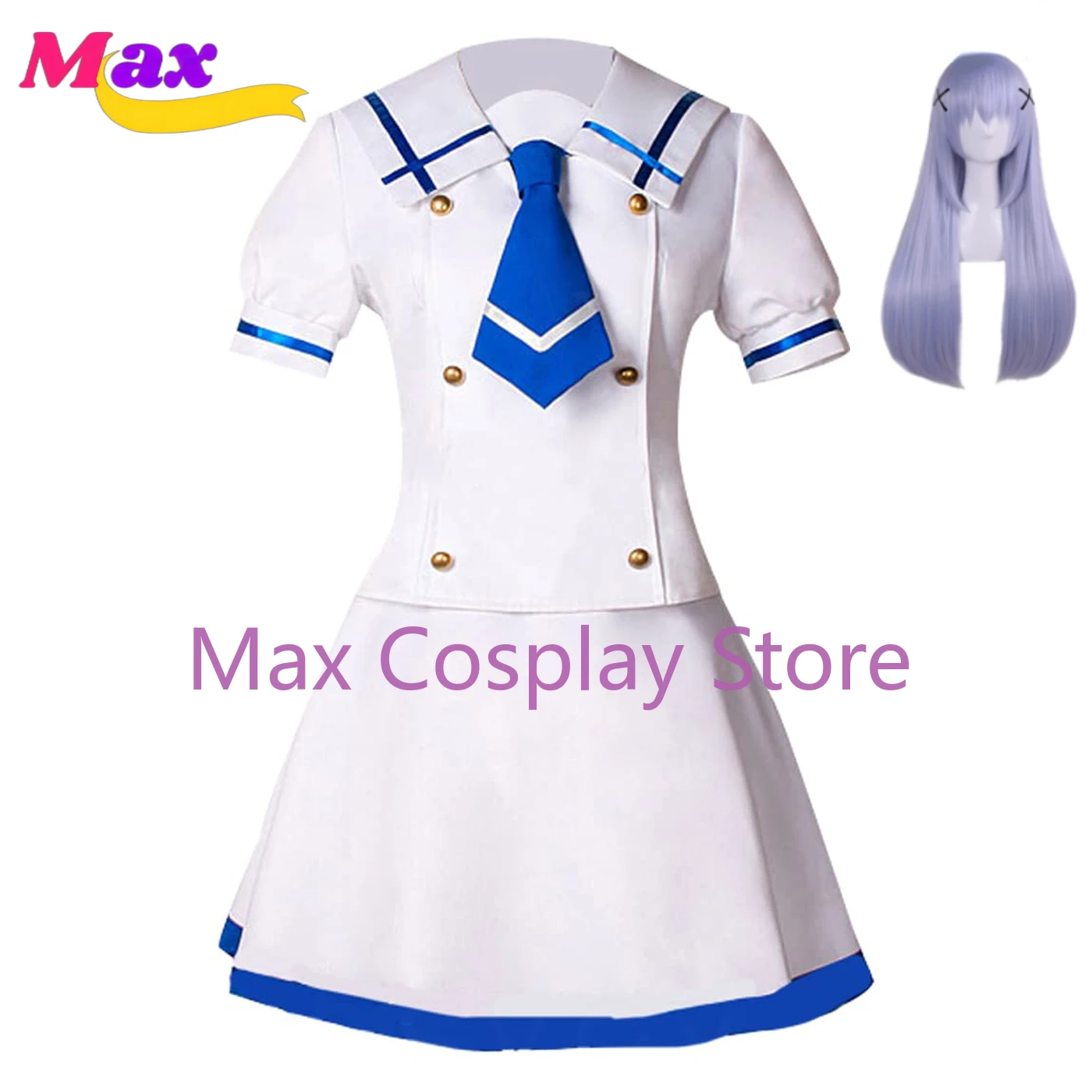 

Max Cos Anime Is the order a rabbit Kafuu Chino Cosplay Desu ka Gochuumon wa Usagi Desuka Costume Customize Women JK Dress