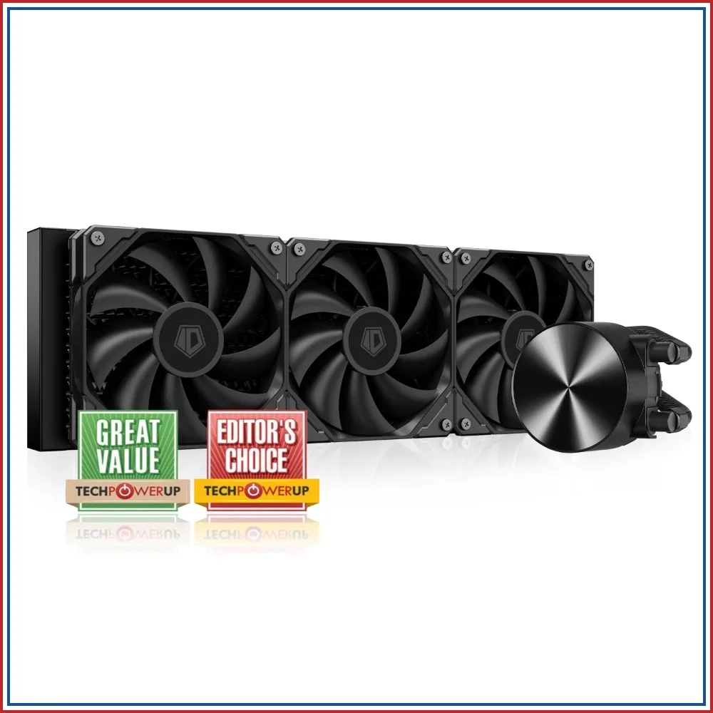

360mm Liquid CPU Cooler for Desktop, 3x120mm Fans, 350W TDP, Intel & AMD Compatible