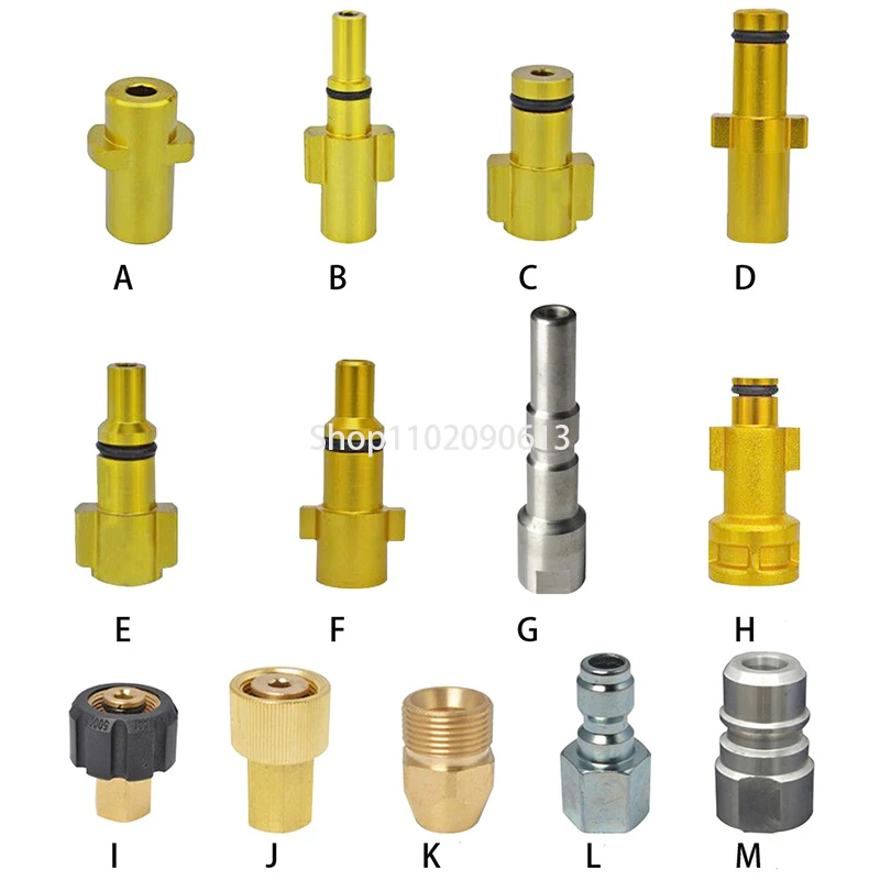 Buse à Mousse avec Adaptateur D.lique, Pistolet à Haute Pression, pour Nilfisk Karcher HPiedmont Elitech Lavor, 1 Pièce