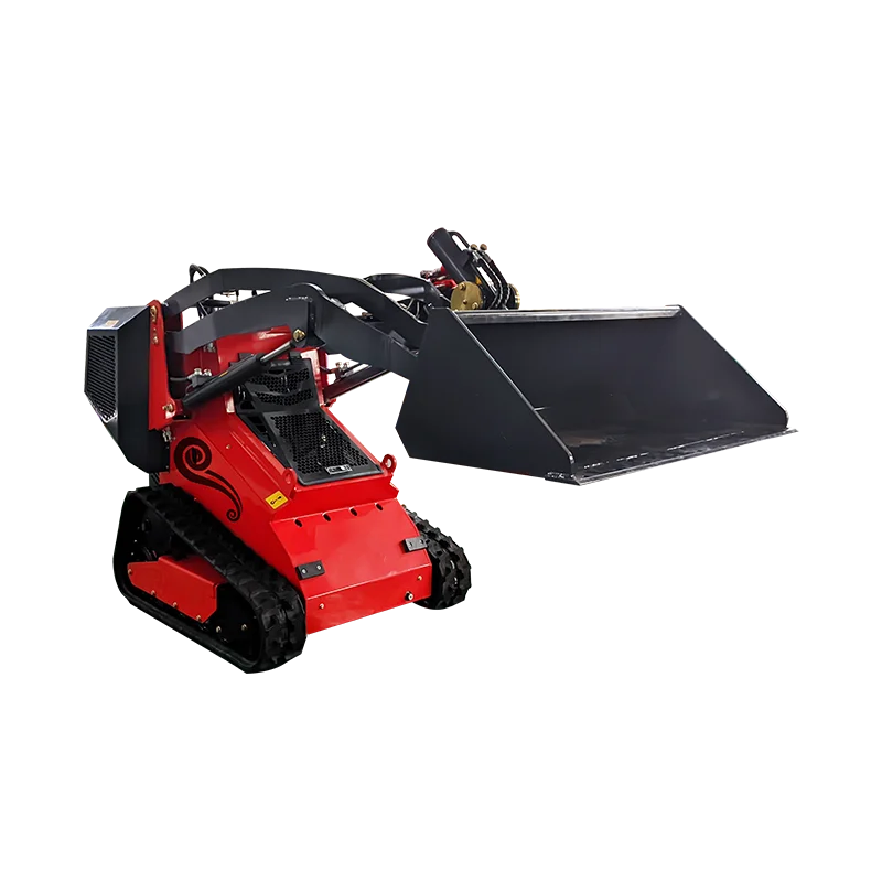 شحن مجاني مخصص 25HP Euro5/CE جرافة انزلاقية صغيرة الشركة المصنعة محرك كوبوتا انزلاق التوجيه مجنزرة الزاحف زلق توجيه تحميل #4