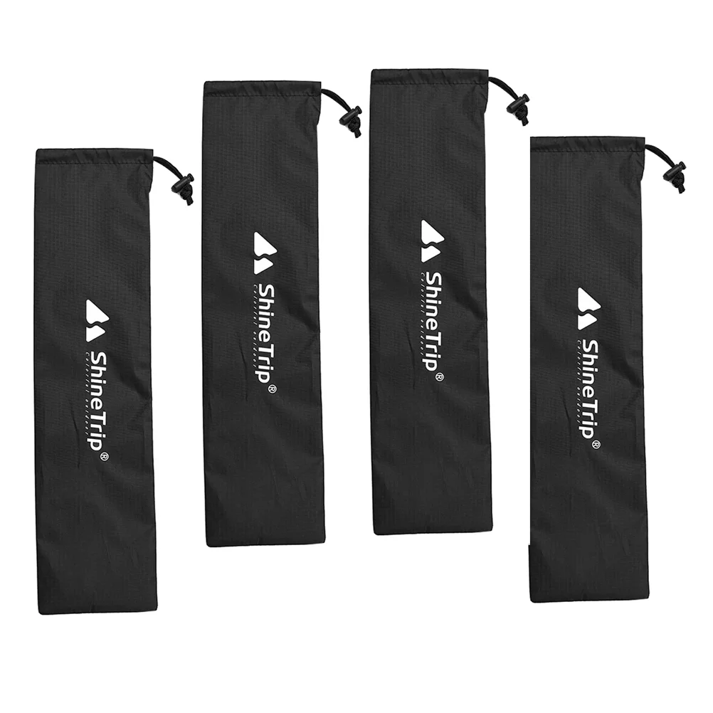 

4pcs Multi-function Fishing Pole Pouch Tent Rods Fixing Bag Handheld Fishing Rods Bag Outdoor Pouch camping bag