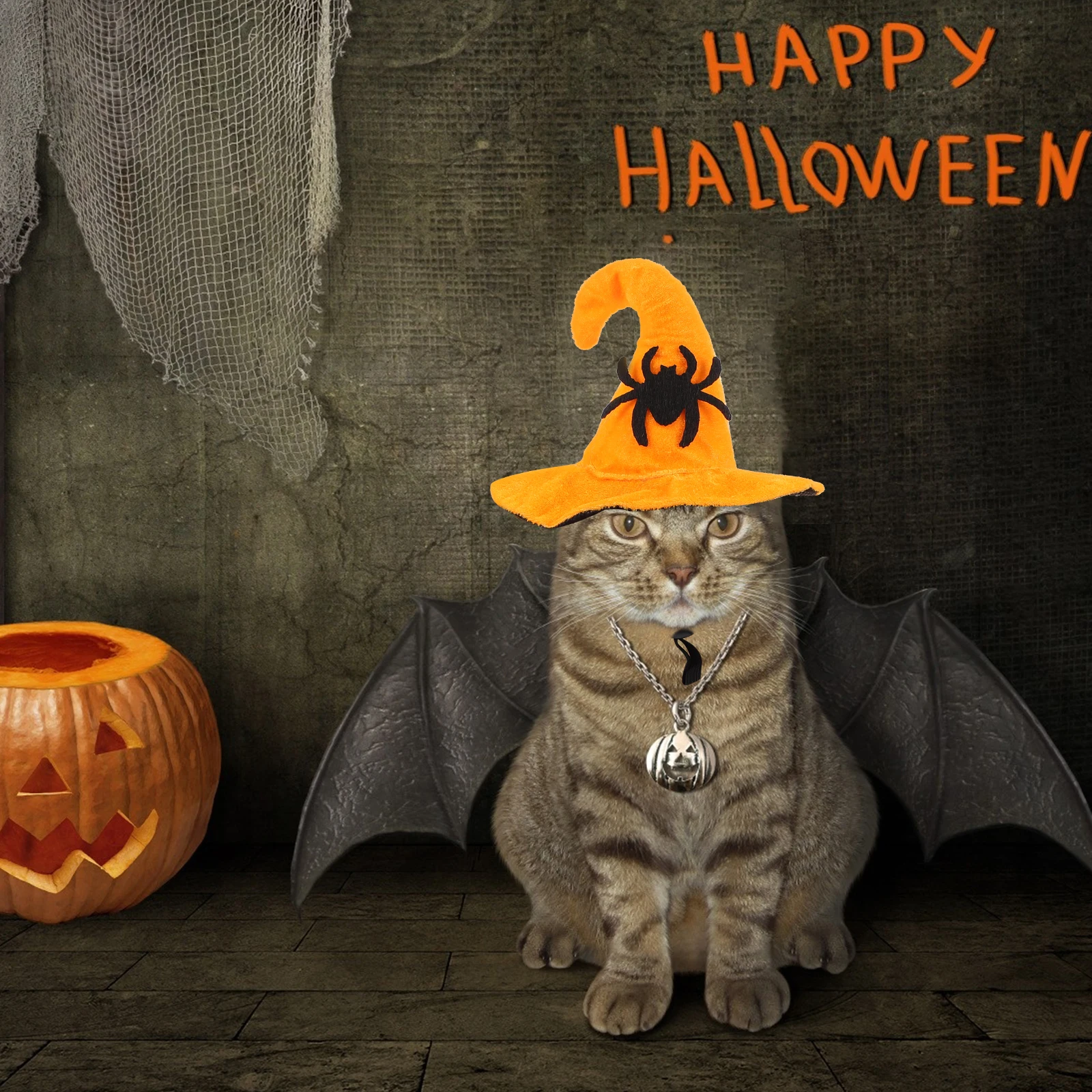 

Cat Halloween Hat ry Witches for Cats Pet Cute Pets Small Headpiece Hats