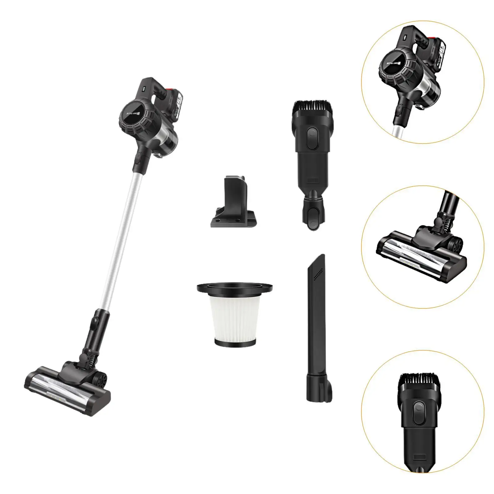 Беспроводной пылесос, мощный ручной пылесос для паркетного пола, офиса для волос домашних животных