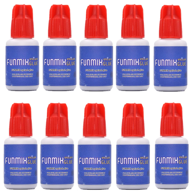 1pcs 5ml Korea funmix Lijm RA01 voor Wimper Extensions 0.5s Droge Tijd Wimper Extensions MSDS Lijm rode Cap