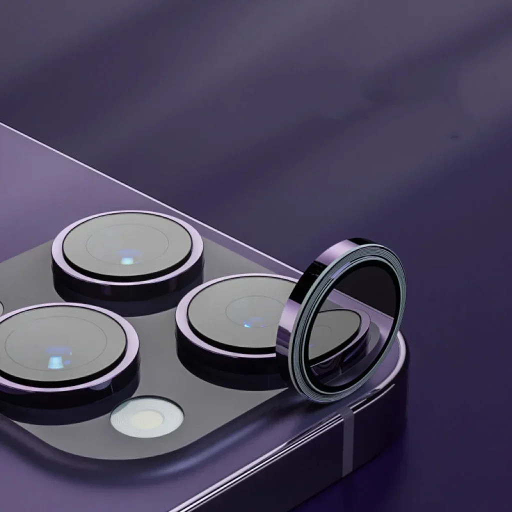 2-3pcs 3D Tempered Glass Metal Camera Lens Protector For IPhone 17 Pro Max 17Air 16 14 15 Pro Max Protection Protective Film