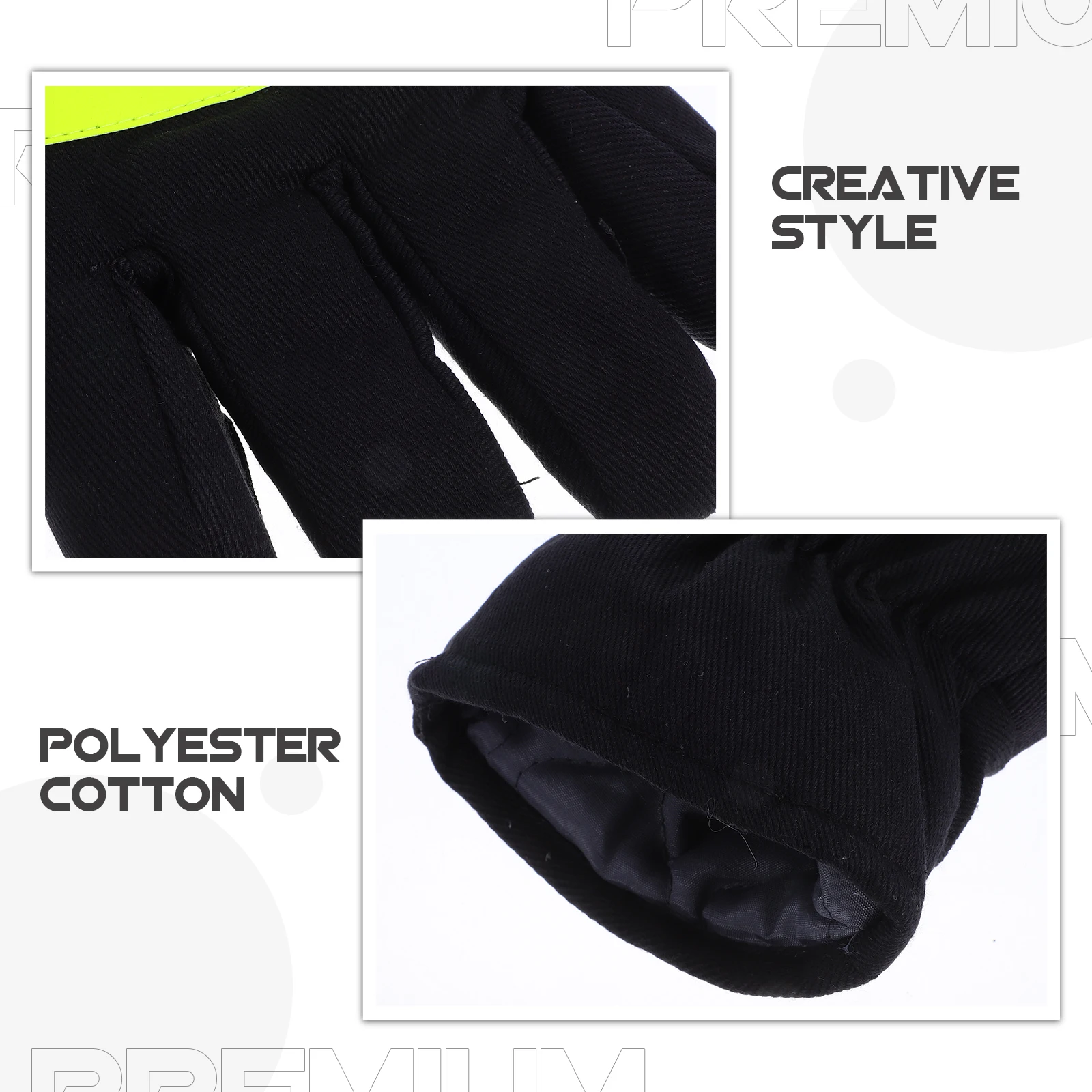 1 par de guantes ignífugos resistentes al calor, guantes de trabajo protectores ignífugos para bomberos, equipos de rescate de emergencia de alta resistencia