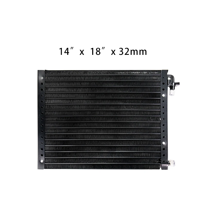 

Universal Aluminium Condenser 14'' x 18'' x 32mm Radiator for Heavy duty Truck Engineering Vehicles Classic Car Tuning Parts