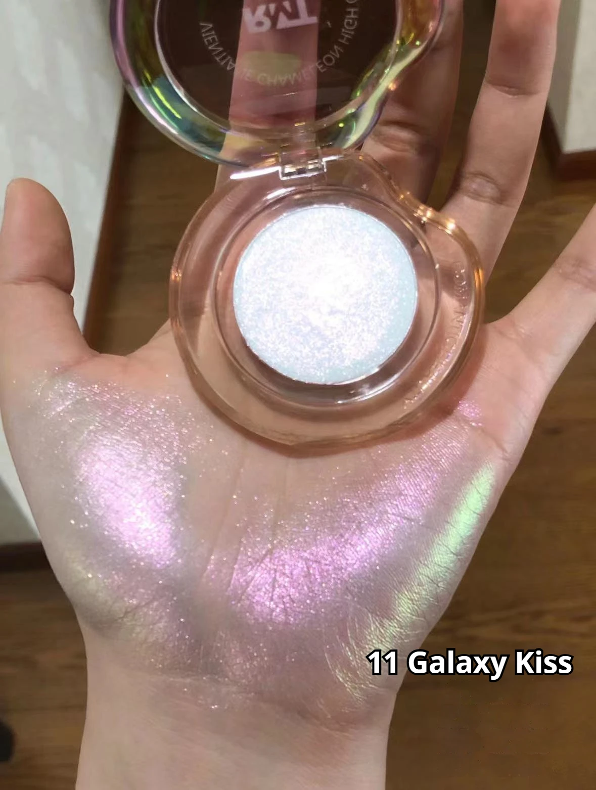 RMT High Gloss Chameleon Highlight Matte Purple Fine Powder Cream Blusher Shiny Face Brightening Integrated Plate ROMATIC Makeup