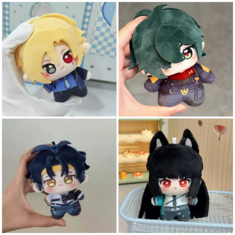 

Zenless Zone Zero Plush Keychain Soft Cotton Stuffed Doll Bag Pendant Game Character Hugo Asaba Yuma Lighter Gift For Game Fans