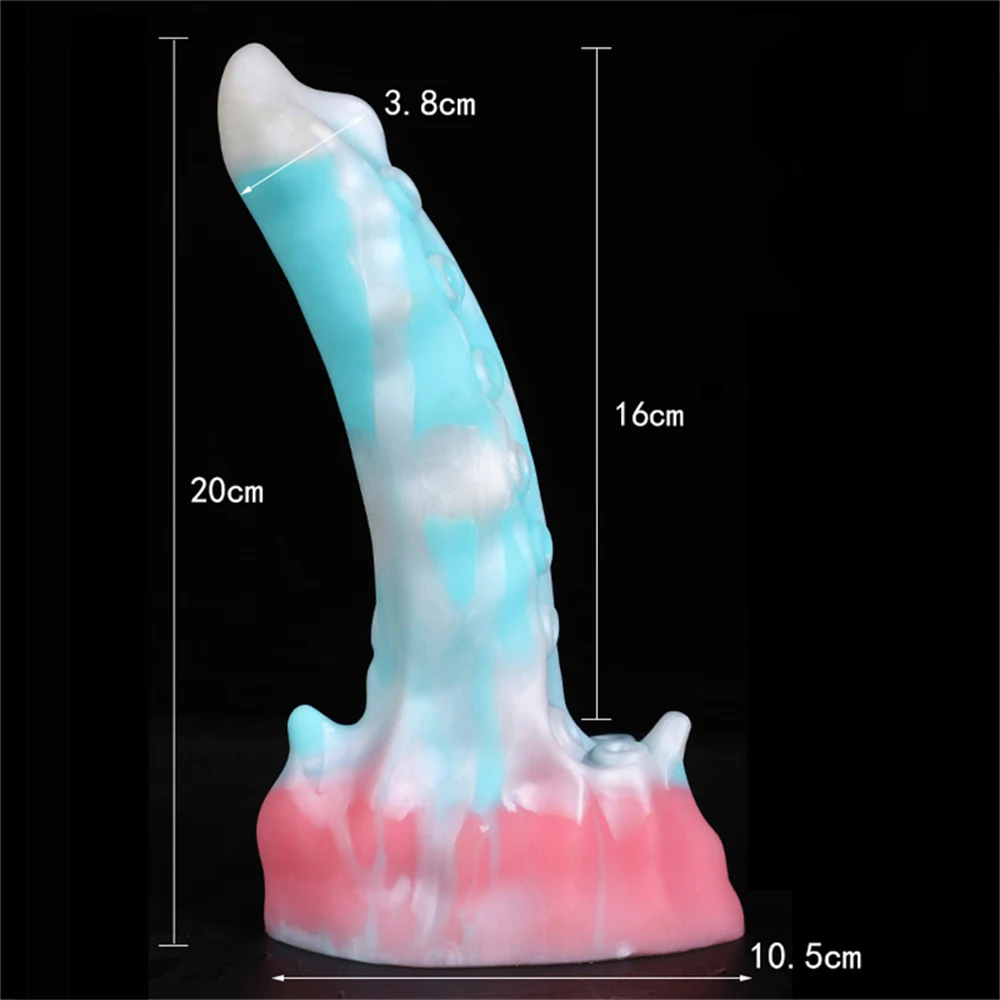 Tentakel silikon lembut Dildo sumbat bokong realistis Penis Anal Dialator vagina Stimulator Masturbator mainan seks untuk wanita dan pria