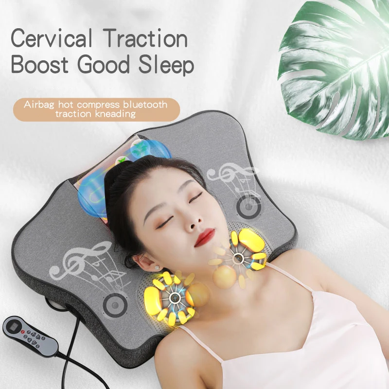 

Электрическая массажная подушка Aiveisi с дистанционным управлением, разминающий массаж с подогревом, талия, шея, нога, шейные шии, домашний массажер с подогревом