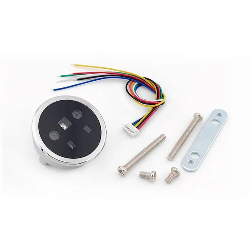 2X FP002 Double Lens Facial And Palm Vein Recognition Module, Circular Design Infrared Sensing Recognition Module-Y47A