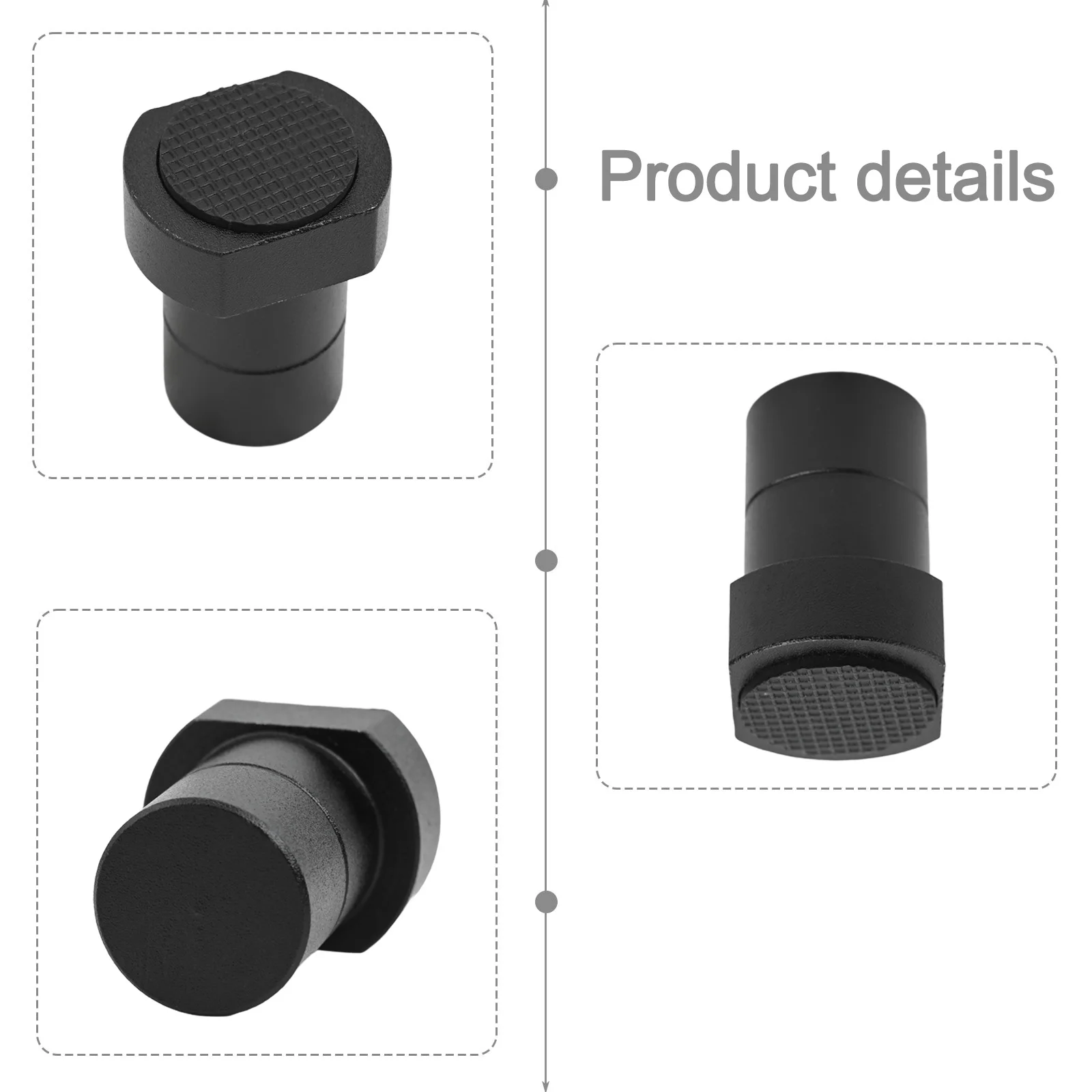 8pcs 19/20mm Aluminum Alloy Limit Bench Dogs Woodwork Workbench Clamp Positioning Planing Plug Woodworking Tools
