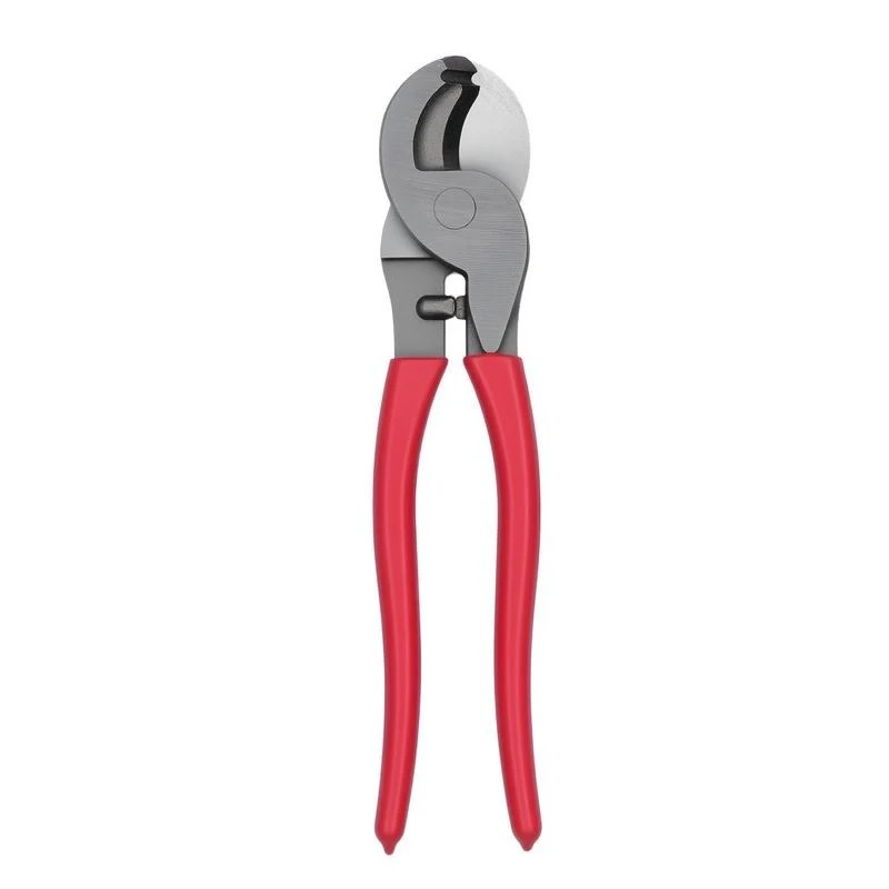 

High Leverage Cable Cutter, 9-1/4 in Compact, Forged Blades and PVC-Coated Handles, Heavy Duty Cable Cutting Pliers Tool for 4/0 AWG Aluminum, 2/0 AWG Soft Copper and 100-Pair 24AWG Comm Cables