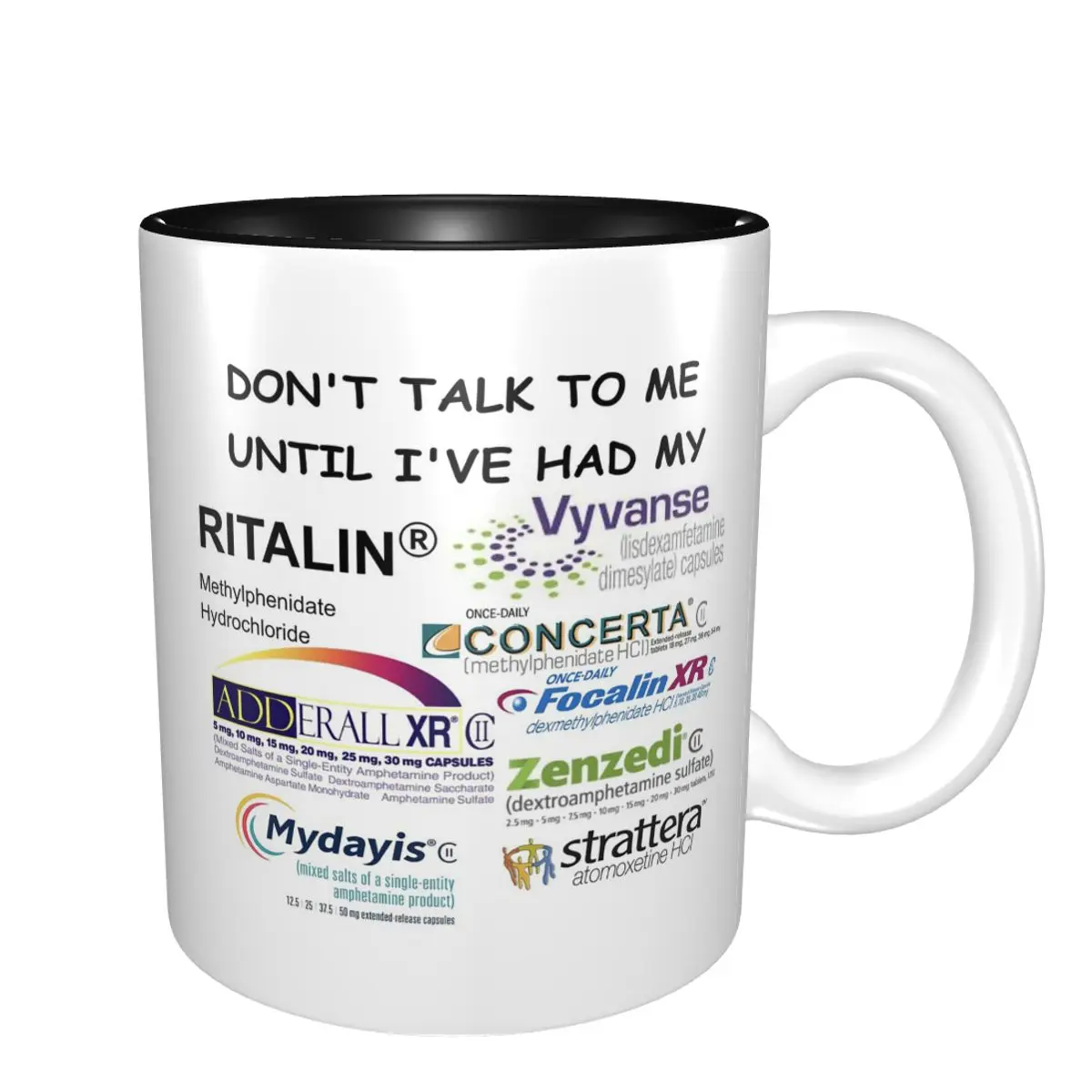 Dont Talk To Me Mug Funny Ceramic Coffee Cups Tea Mugs Milk Cup Drinkware Gifts for Friends