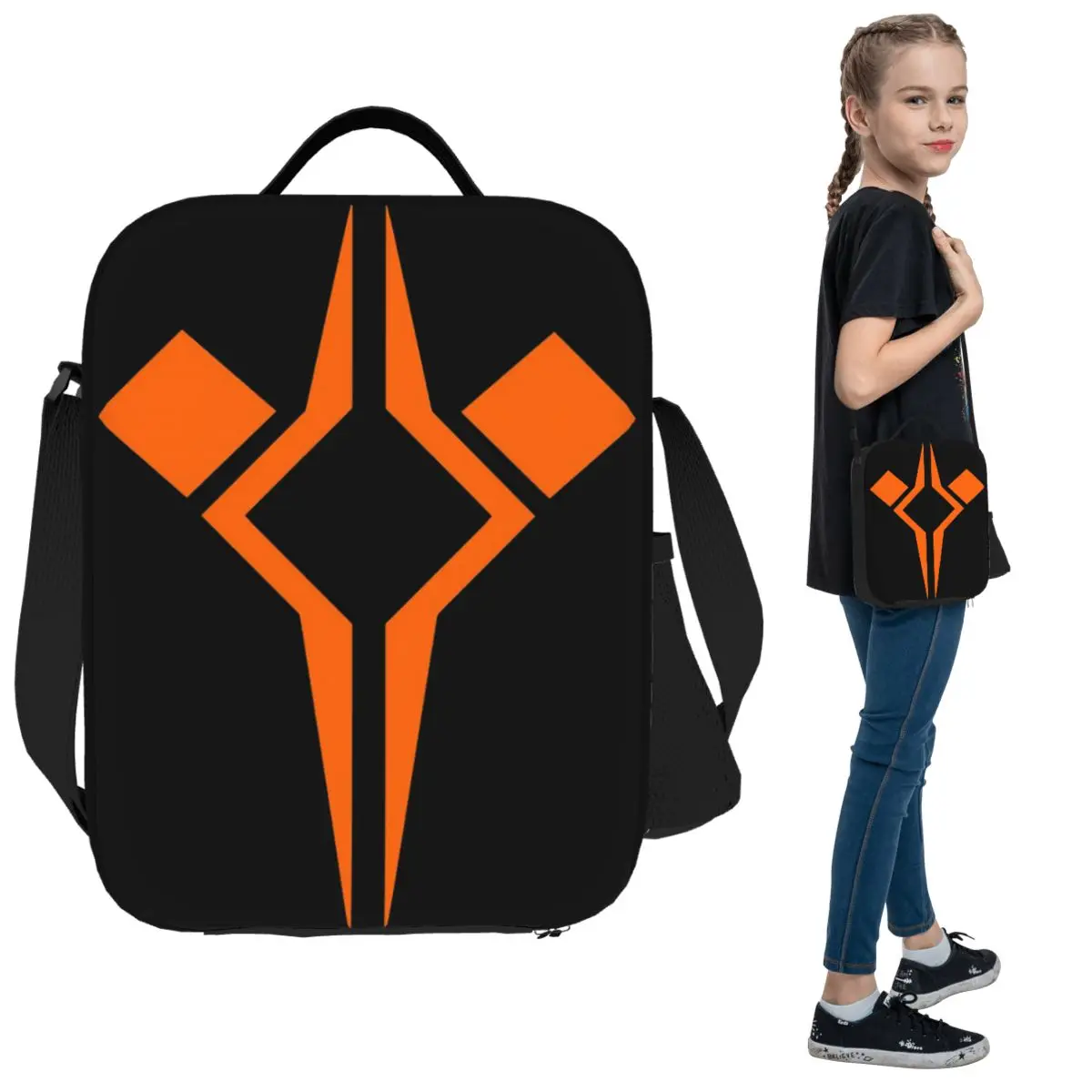 Ahsoka شعار أكياس الغداء معزول بينتو صندوق مقاوم للماء حقيبة الغداء قابلة لإعادة الاستخدام أكياس نزهة حقيبة للحفاظ على البرودة للمرأة الأطفال العمل #1