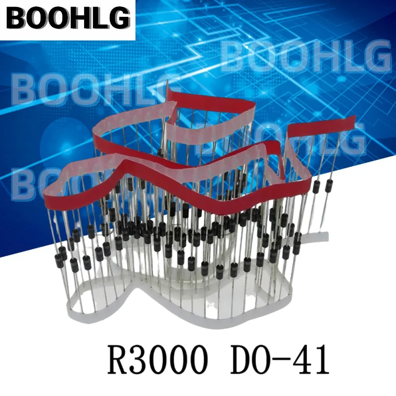 100PCS R3000 R3000F DO-41 DIP High Voltage Diode