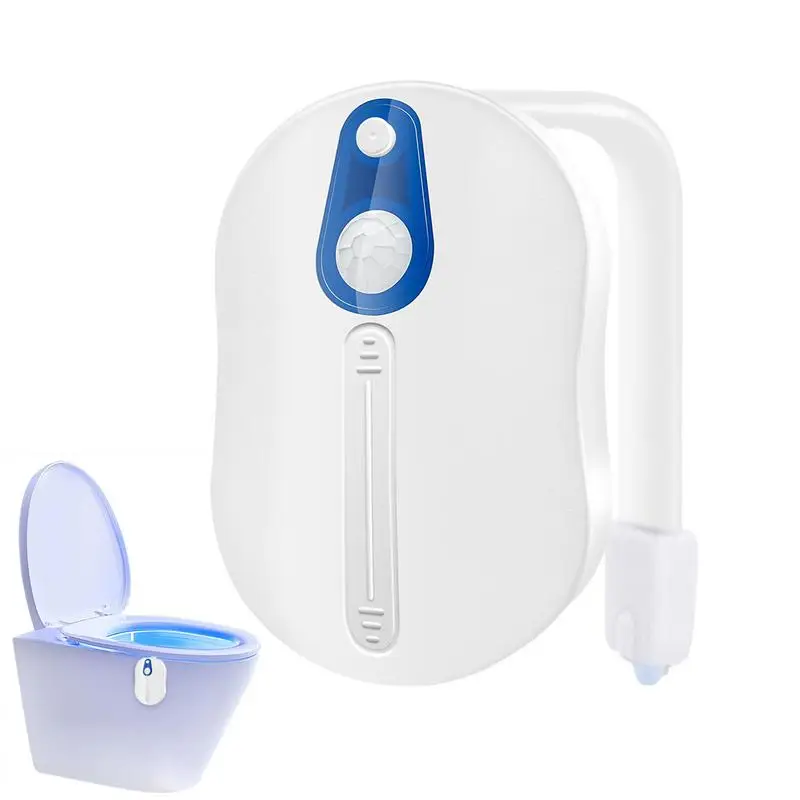 

Toilet Night Light 16-Color Changing Bowl Motion Sensor Lamp LED Bathroom Sensor Activated Nightlight For Home Hotel Bathroom