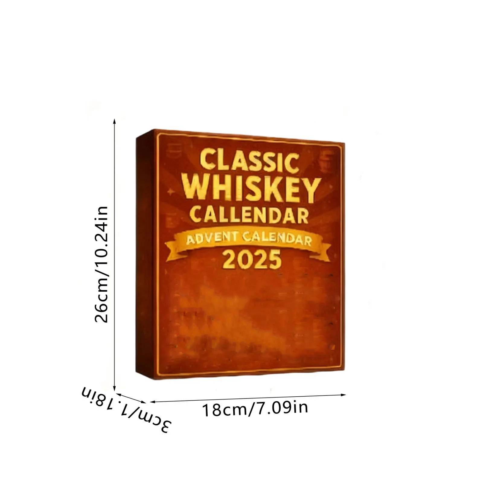 الكلاسيكية ويسكي التقويم عيد الميلاد تقويمات القدوم ثلاثية الأبعاد زجاجة ويسكي بلاستيكية قلادة الإبداعية هدايا عيد الميلاد السنة الجديدة للأصدقاء #3