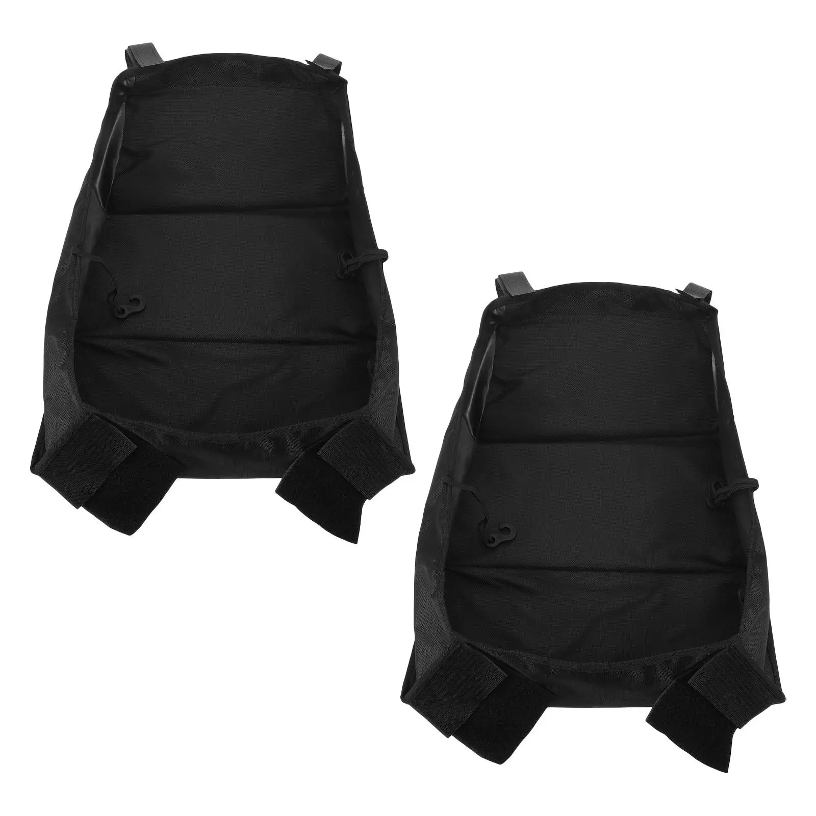 2Pcs Portable Stroller Hanging Bag Organizer Baby Essentials Organizer Bottom Basket Diapers Travel Universal Fit