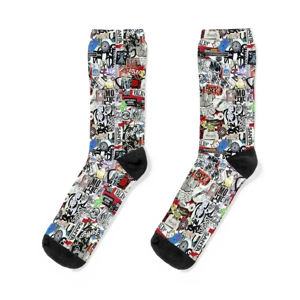 

street-art Socks funny sock Men's set Crossfit Socks Women Men's