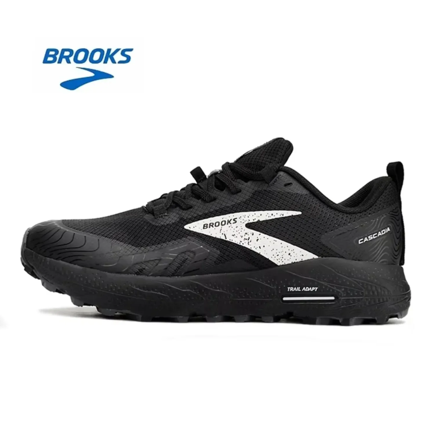 Brooks Men’s Cascadia 17 Trail Running Shoe Women Men Long-Distance Road Sport Training Casual Sneakers 