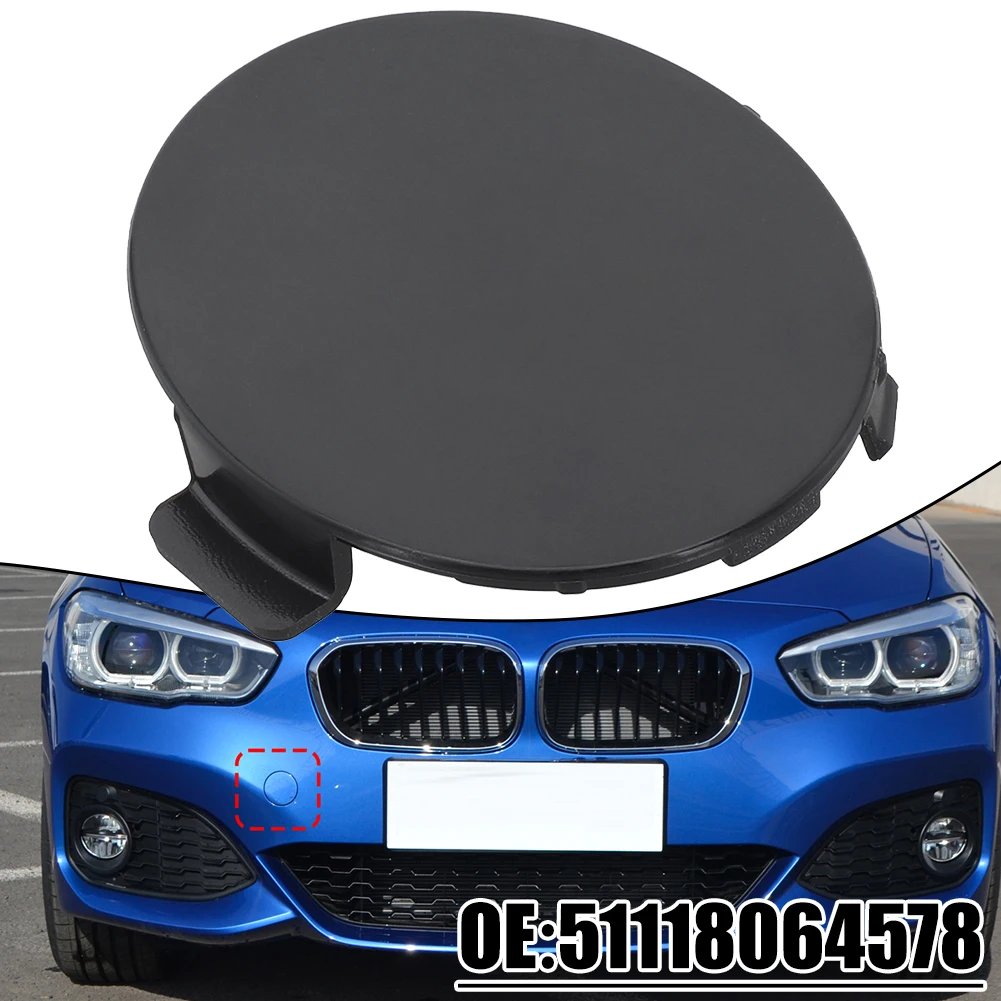 For BMW 1 Series F20 F21 LCI M-Sport 15-19 Bumper Hook Eye Towing Cap 51118064578 Front Bumper Trailer Hook Cover Accessories