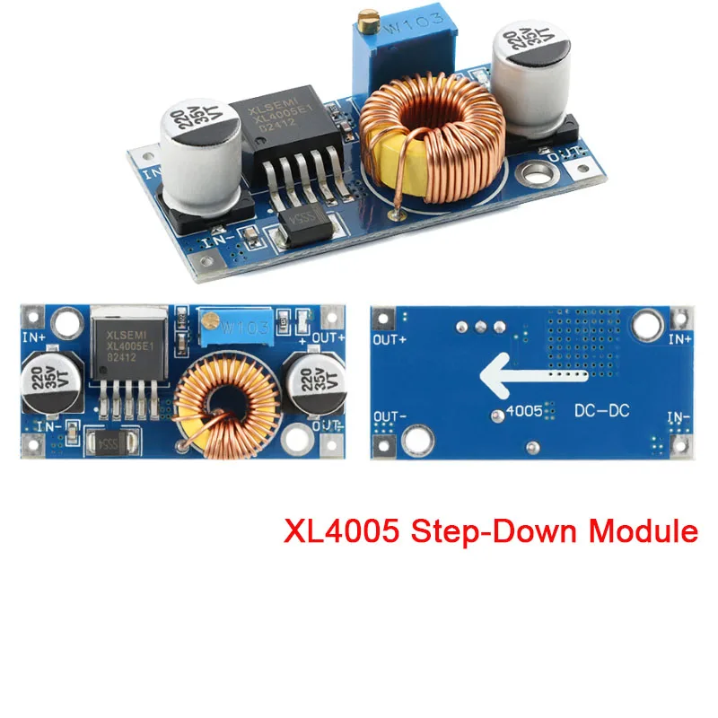 Picture 6: 1-10Pcs XL4015 5A DC to DC CC CV Lithium Battery Step down Charging Board Led Power Converter Lithium Charger Step Down Module