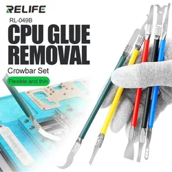 RELIFE RL-049B 5in1 Double-Headed Multi-Function Prying Knife FOR Phone Repair Remove Cpu Motherboard Separation Knife Tool