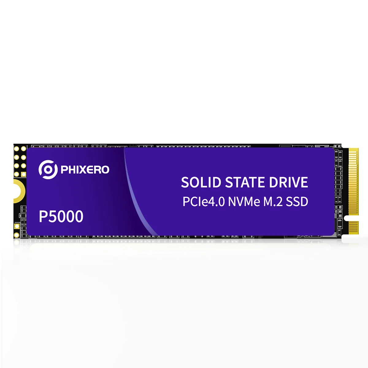 PHIXERO 5000MB/S NVMe PCIe 4.0x4 SSD 1TB Ultra Fast Storage Solution for Professional Video Editing 3D Modeling Data Analysis