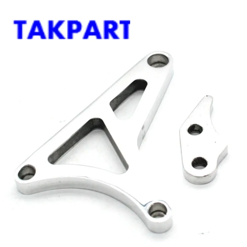 TAKPART for SB Ford 289 302 347 Billet Polished Aluminum Alternator Bracket Kit Small Block